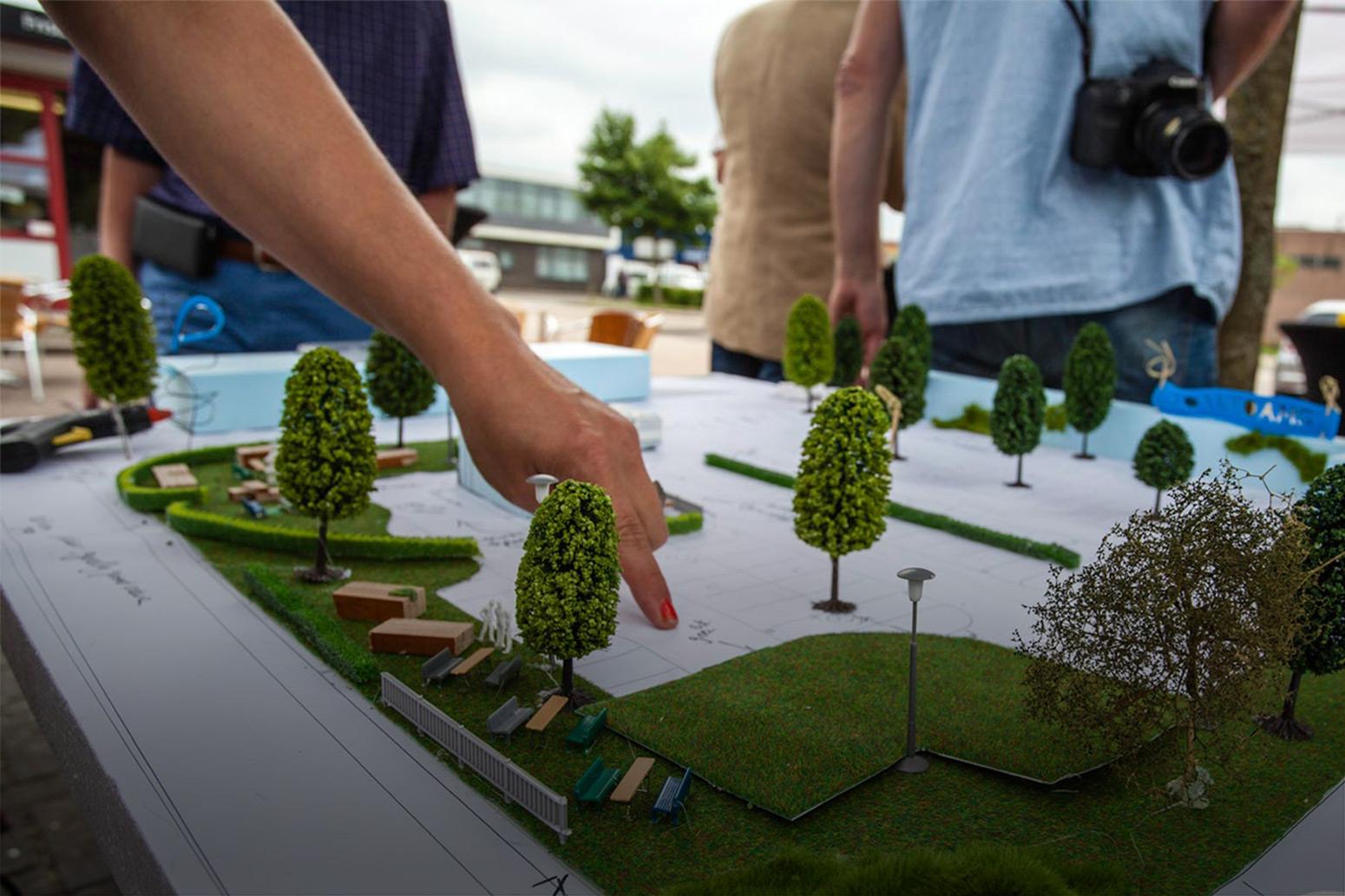 BEDRIJVENTERREIN OVERVECHT UITGELICHT